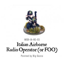 Italian Airborne Radio Operator (or FOO) 28mm WWII WARLORD GAMES