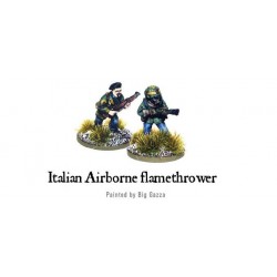 Italian Airborne Flamethrower Team 28mm WWII WARLORD GAMES