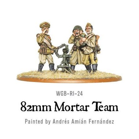 Russian Soviet 82mm Mortar Team 28mm WWII WARLORD GAMES