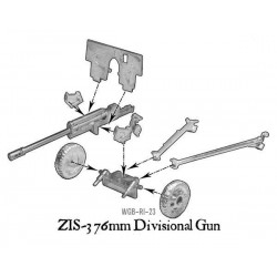 Russian Soviet ZIS-3 76mm Divisional Gun 28mm WWII WARLORD GAMES