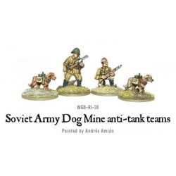 Russian Soviet Army Dog Mine anti-tank teams WWII WARLORD GAMES