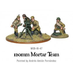 Russian Soviet Army 120mm heavy mortar team 28mm WWII WARLORD GAMES