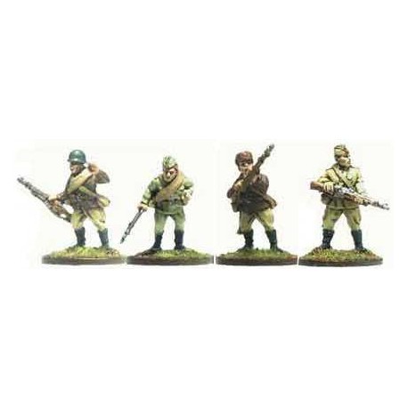 Russian Soviet Infantry w/Rifles III 28mm WWII BLACK TREE DESIGN