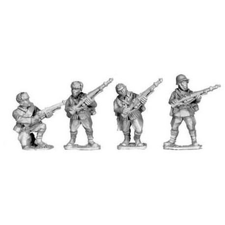 Russian Soviet Infantry w/Rifles IV 28mm WWII BLACK TREE DESIGN