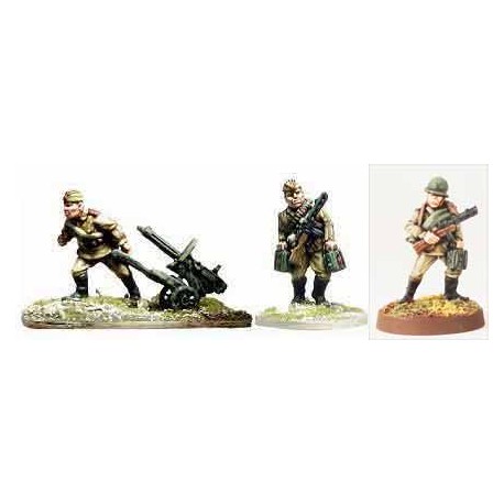 Russian Soviet Maxim Team on the move I 28mm WWII BLACK TREE DESIGN