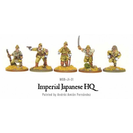 Imperial Japanese HQ 28mm WWII WARLORD GAMES