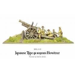 Imperial Japanese Type 91 105mm Howitzer 28mm WWII WARLORD GAMES