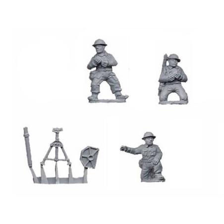 British 3" Mortar Team 28mm WWII CRUSADER MINIATURES