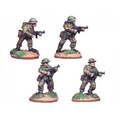 British w/Thompson SMGs 28mm WWII CRUSADER MINIATURES