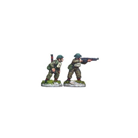 British Homeguard Automatic Rifle Team 28mm WWII FOUNDRY MINIATURES