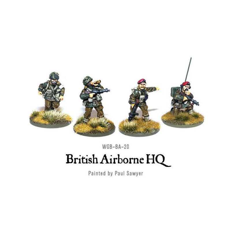 British Airborne HQ 28mm WWII WARLORD GAMES - Frontline-Games