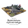 British Airborne Six Pounder AT Gun 28mm WWII WARLORD GAMES