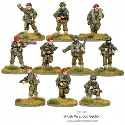 British Airborne Paratroop Section 28mm WWII WARLORD GAMES