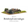 British Army Six Pounder AT Gun 28mm WWII WARLORD GAMES