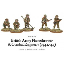 British Army Flamethrower & Combat Engineers 28mm WWII WARLORD GAMES