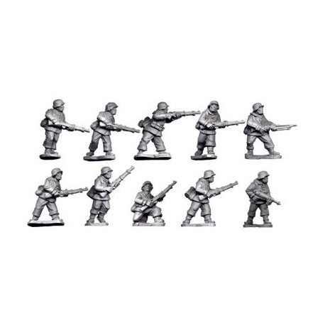 German Infantry Section (In smocks) Late War 28mm WWII ARTIZAN DESIGN