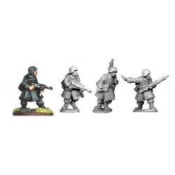 German N.C.O.s and LMG Team in Greatcoats 28mm WWII ARTIZAN DESIGN