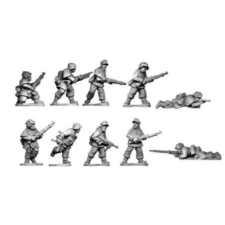 German Late War German Infantry Section II (in smocks) 28mm WWII ARTIZAN DESIGN