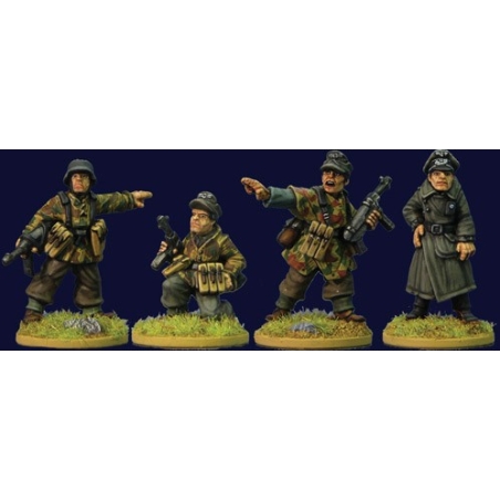 German Late War Infantry Command 28mm WWII ARTIZAN DESIGN