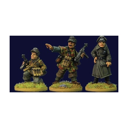 German Late War Infantry Command D 28mm WWII ARTIZAN DESIGN