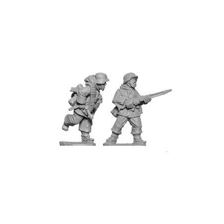 German Late War MG42 Team A (smocks) 28mm WWII ARTIZAN DESIGN