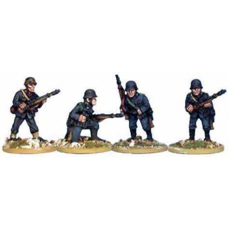 German Wehrmacht W/Rifles IV 28mm WWII BLACK TREE DESIGN