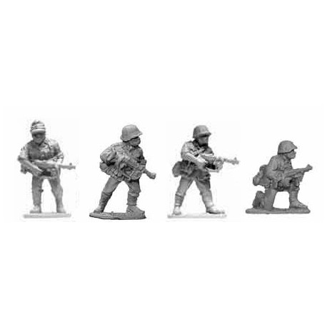 German Wehrmacht w/SMGs IA 28mm WWII BLACK TREE DESIGN