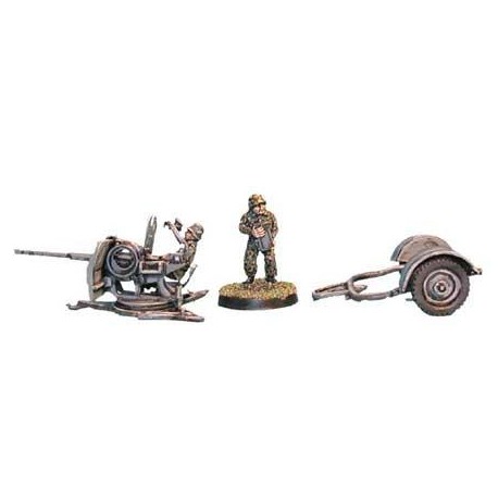 German FlakVierling AA Gun w/Crew 28mm WWII BLACK TREE DESIGN