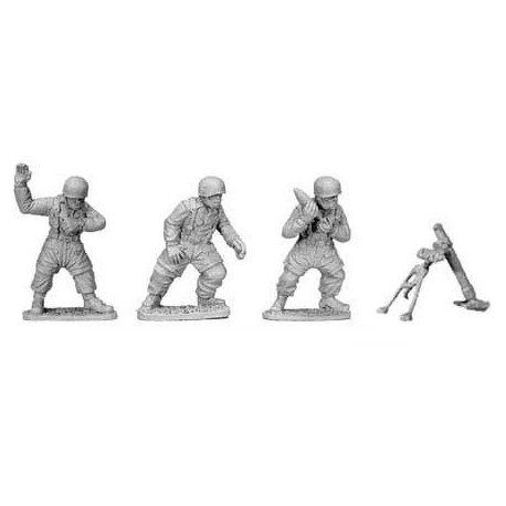 German Fallschirmjager Mortar Team 28mm WWII BLACK TREE DESIGN