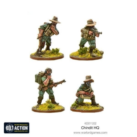 British Chindit HQ 28mm WWII WARLORD GAMES