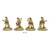 Italian Bersaglieri Officers/NCOs (Sun hats or Helmets) 28mm WWII WARLORD GAMES