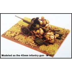 PLASTIC SOLDIER COMPANY 28mm Russian 45mm Anti Tank Gun