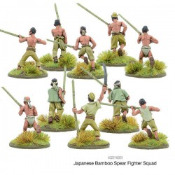 Imperial Japanese Bamboo Spear Fighter squad 28mm WWII WARLORD GAMES