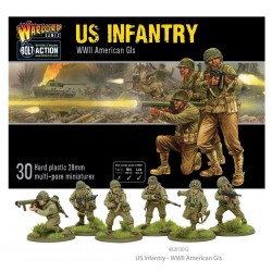 US Infantry boxed set American GIs 28mm WWII WARLORD GAMES