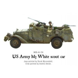 American U.S. Army M3 White scout car 28mm WWII WARLORD GAMES