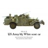 American U.S. Army M3 White scout car 28mm WWII WARLORD GAMES