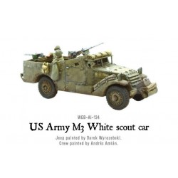American U.S. Army M3 White scout car 28mm WWII WARLORD GAMES