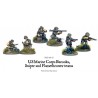 American U.S. Marines Flamer Team 28mm WWII WARLORD GAMES