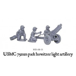 American U.S. Marines USMC 75mm pack howitzer light artillery 28mm WWII WARLORD GAMES