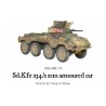 German Sd.Kfz 234/1 2cm armoured car 28mm WWII WARLORD GAMES