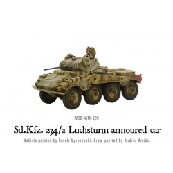 German Sd.Kfz 234/2 Luchsturm armoured car 28mm WWII WARLORD GAMES