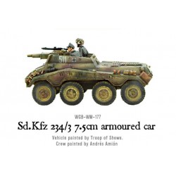 German Sd.Kfz 234/3 7.5cm armoured car 28mm WWII WARLORD GAMES