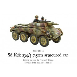German Sd.Kfz 234/3 7.5cm armoured car 28mm WWII WARLORD GAMES
