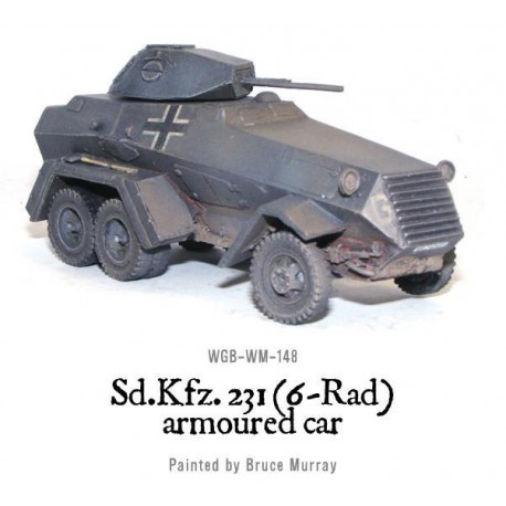 German Sd.Kfz 231 6-rad armoured car 28mm WWII WARLORD GAMES