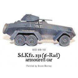 German Sd.Kfz 231 6-rad armoured car 28mm WWII WARLORD GAMES