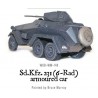 German Sd.Kfz 231 6-rad armoured car 28mm WWII WARLORD GAMES