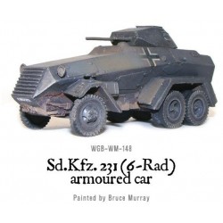 German Sd.Kfz 231 6-rad armoured car 28mm WWII WARLORD GAMES