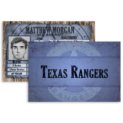 Texas Rangers Reinforcements! Matthew Morgan