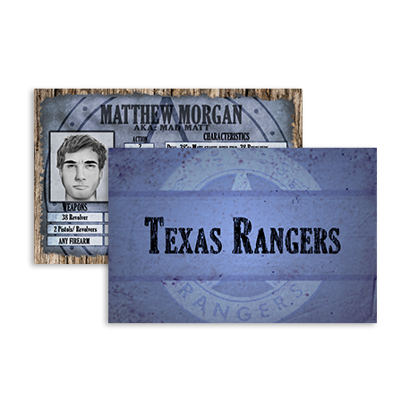 Texas Rangers Reinforcements! Matthew Morgan