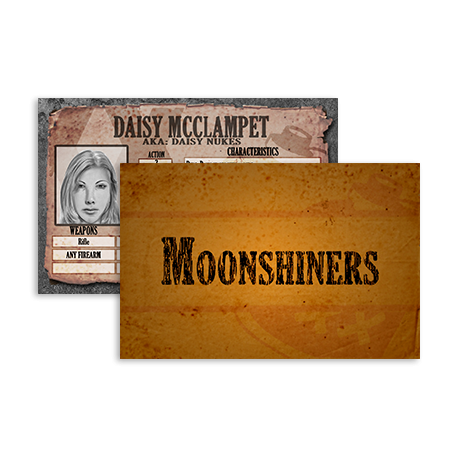 Texas Rangers Reinforcements! Daisy McClampet (The Sniper) Character Card